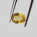  Sapphire | Oval Cut | Canary Yellow | 7.5x5.5mm 1.09ct 1
