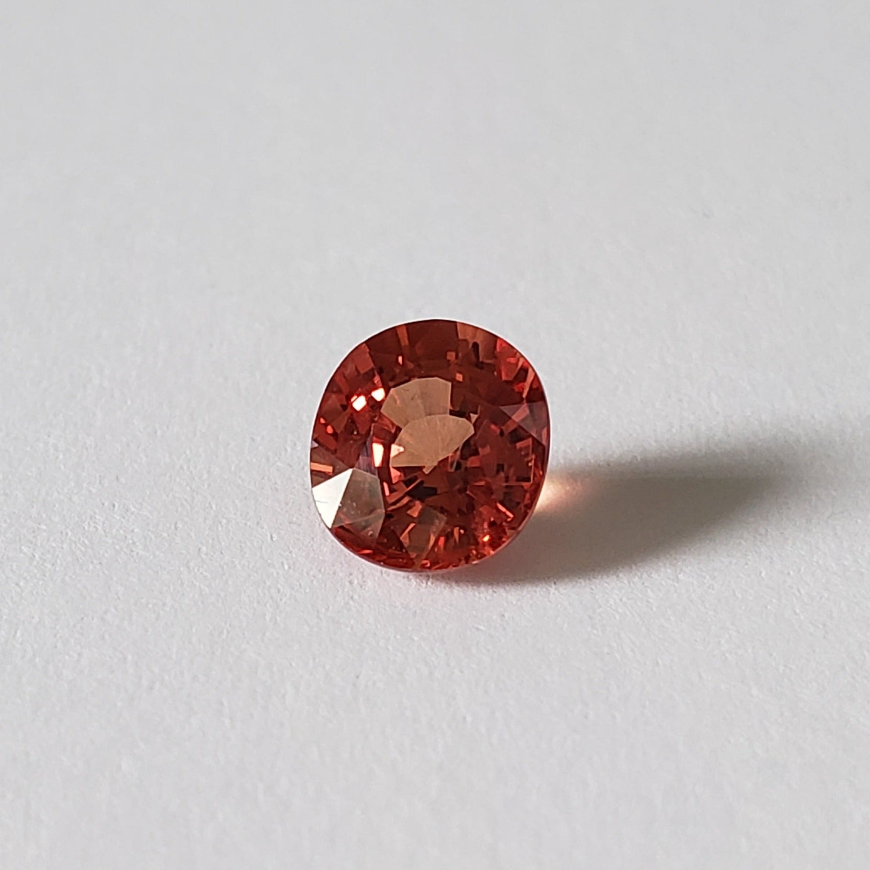  Sapphire | Oval Cut | Imperial Orange | 7.5x6.5mm 1.94ct | Tanzania | SO24 3