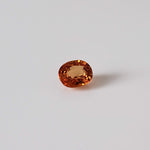  Sapphire | Oval Cut | Orange | 5x4.3mm 0.6ct 