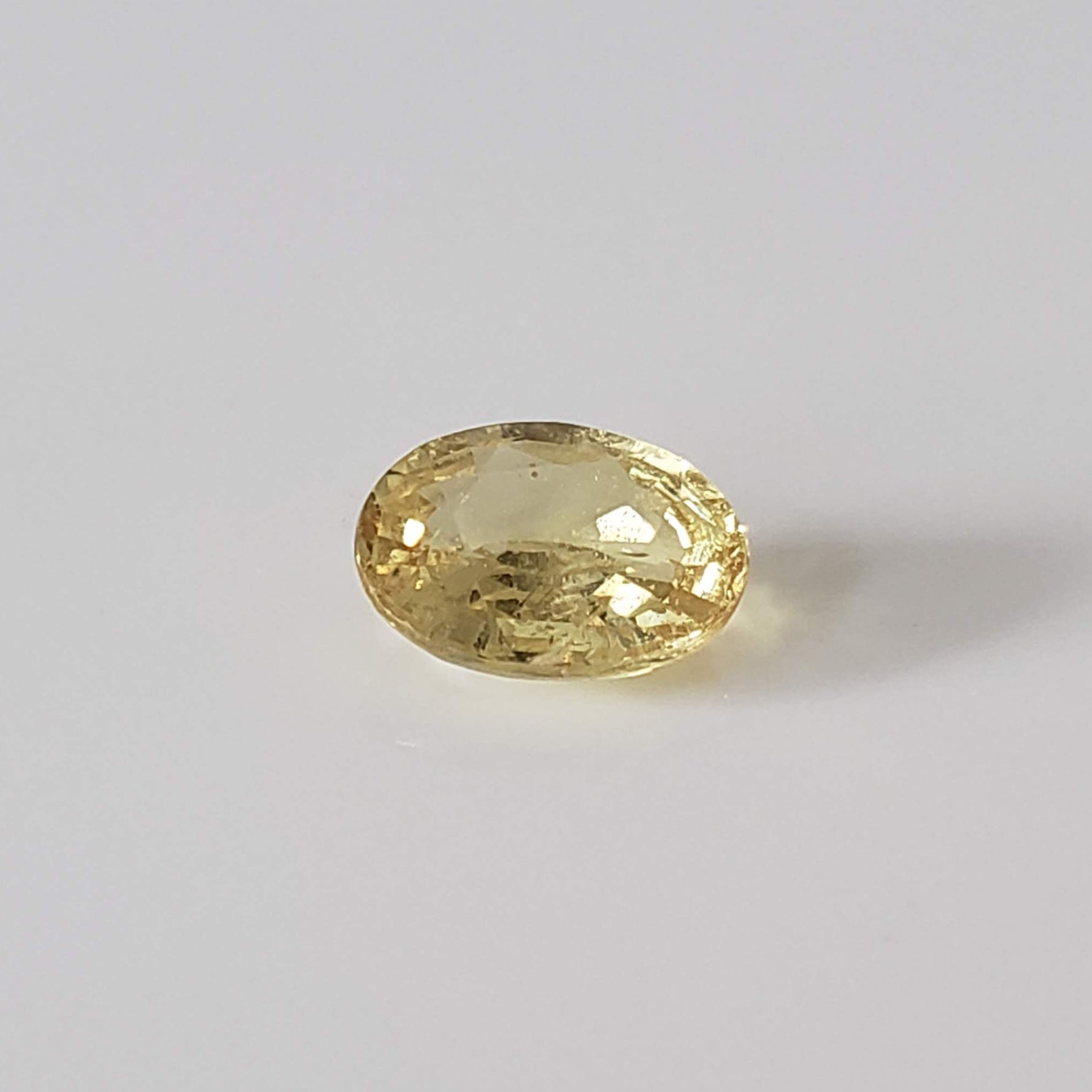  Sapphire | Oval Cut | Yellow | 8x6.3mm 1.6ct 2