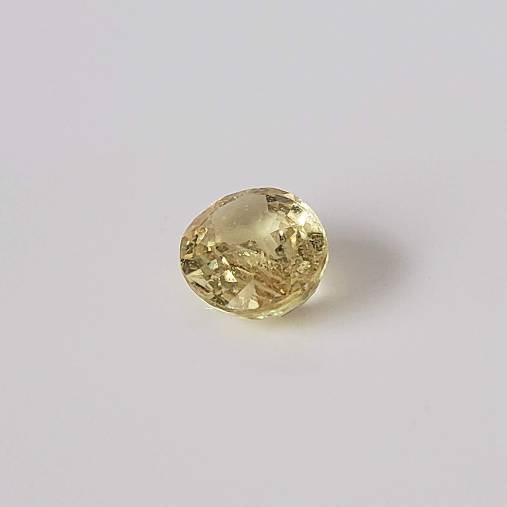 Sapphire | Oval Cut | Yellow | 8x6.3mm 1.6ct 3