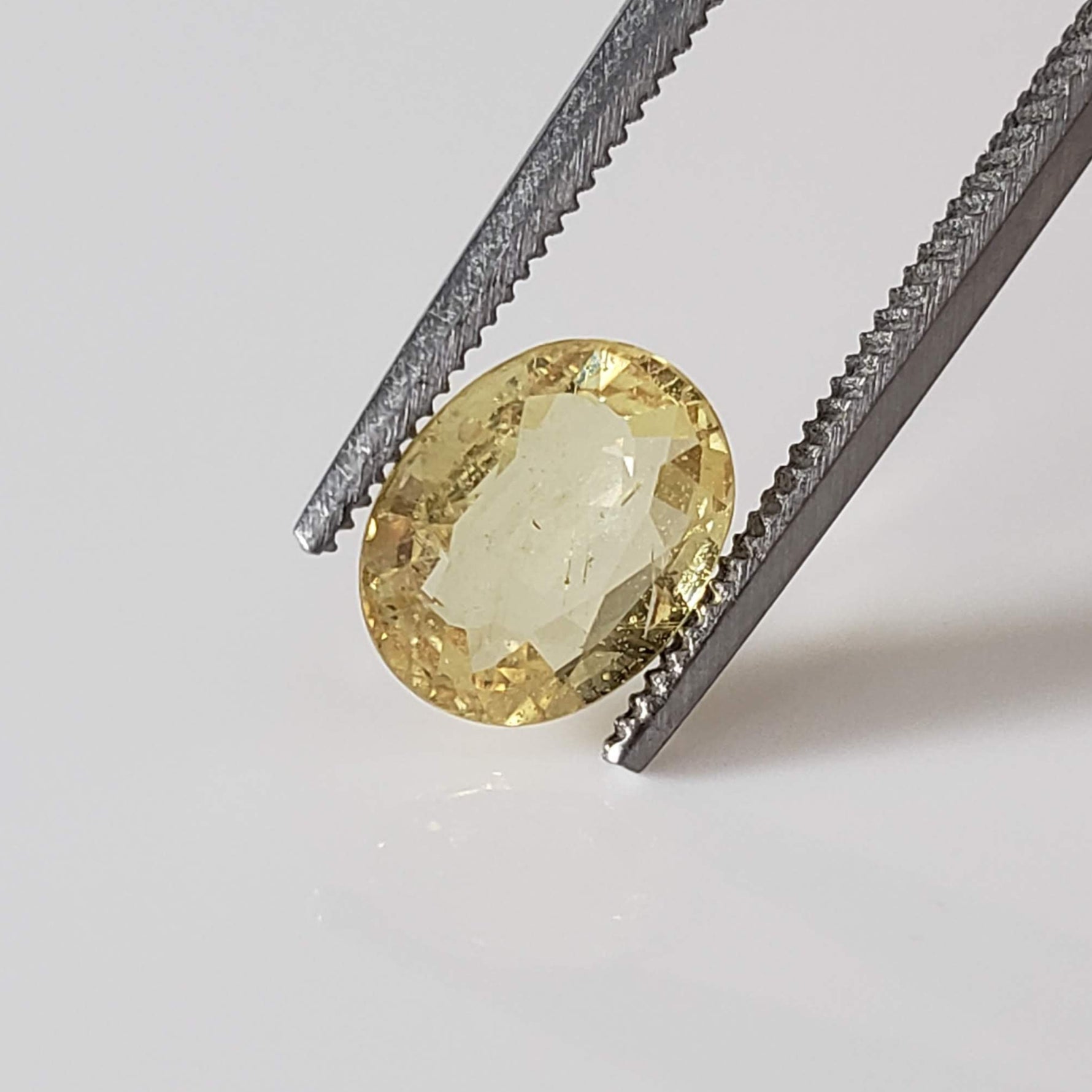  Sapphire | Oval Cut | Yellow | 8x6.3mm 1.6ct 