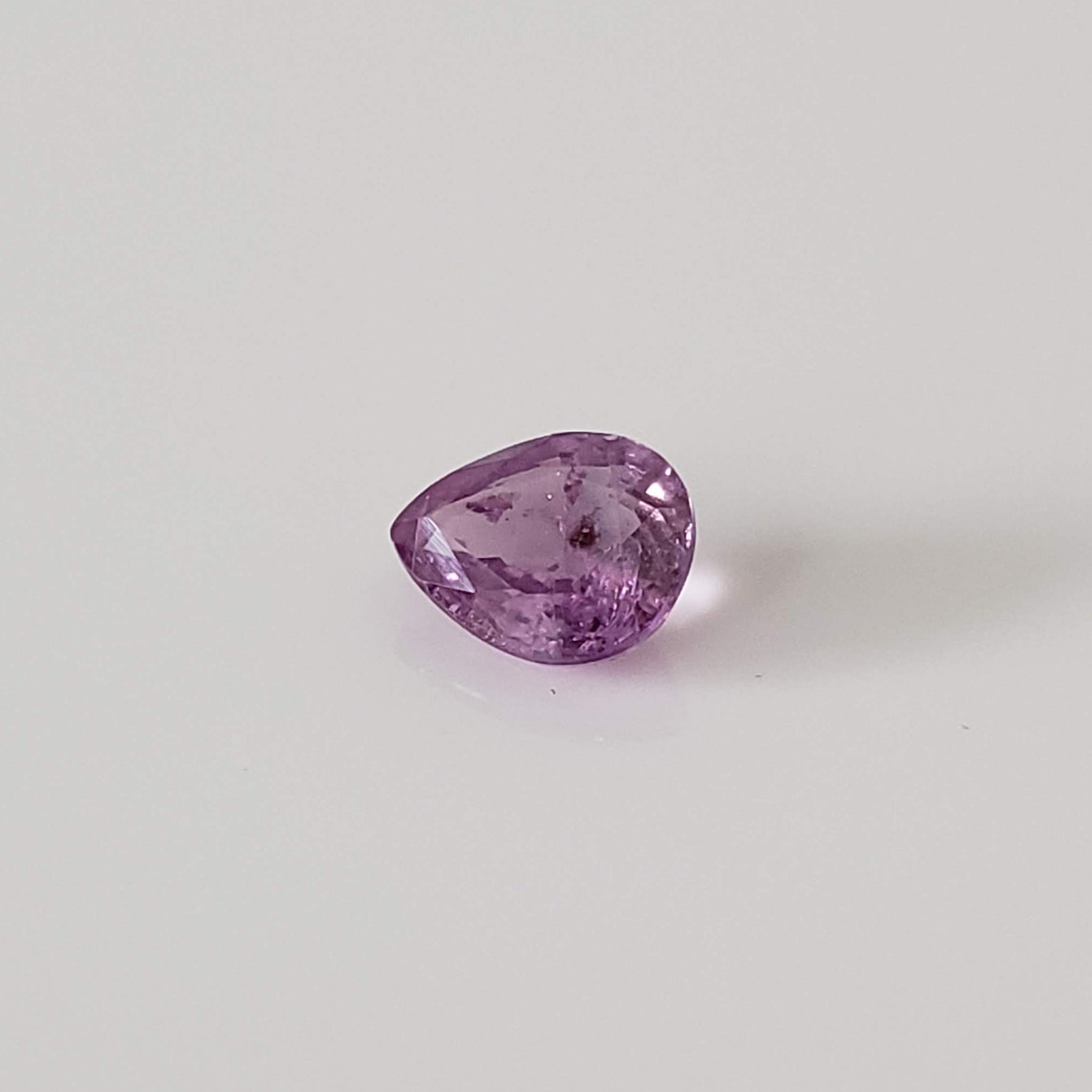  Sapphire | Pear Shape Cut | Pink | 5.7x4.7mm 0.6ct 4