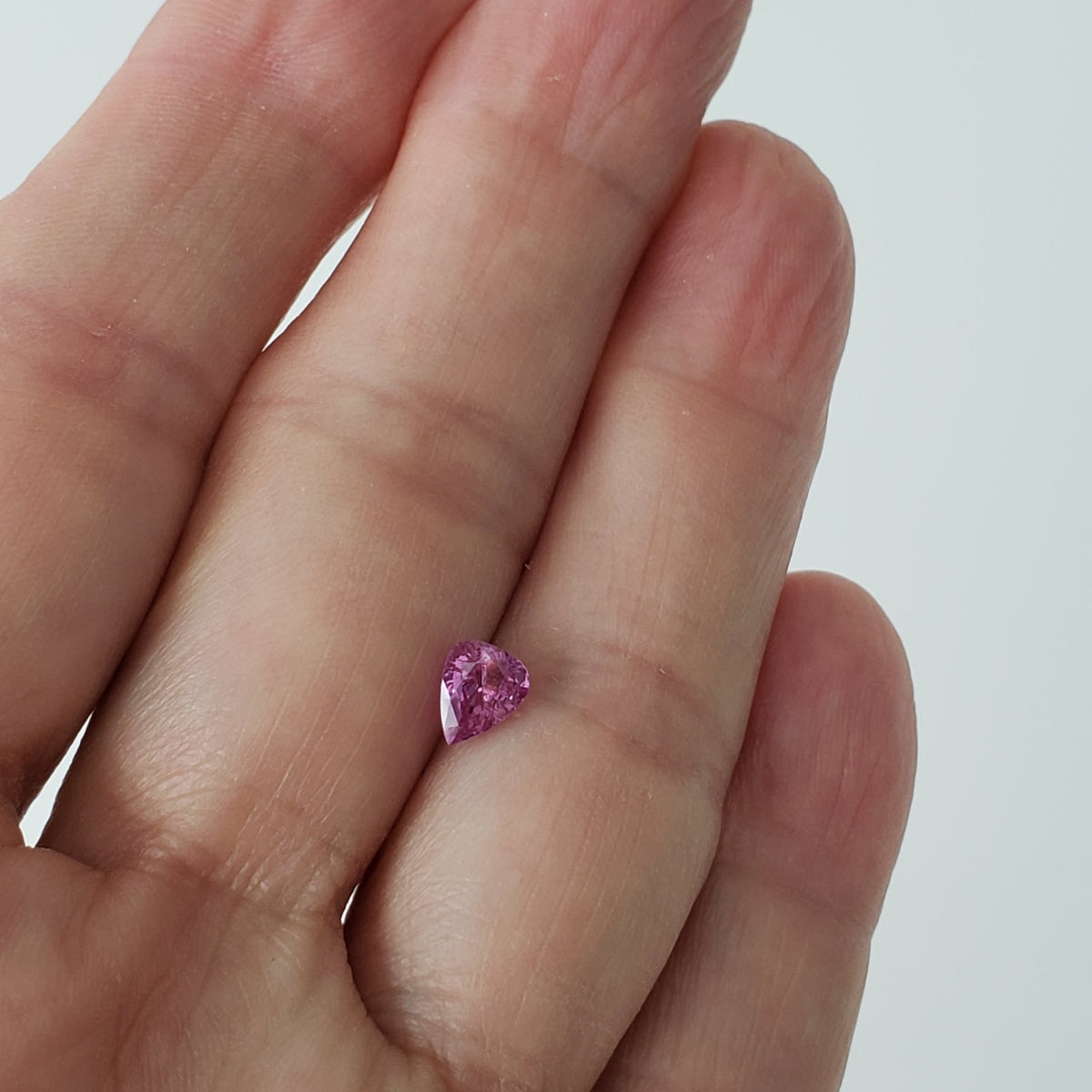  Sapphire | Pear Shape Cut | Pink | 6.3x5.2mm 1.3ct 7
