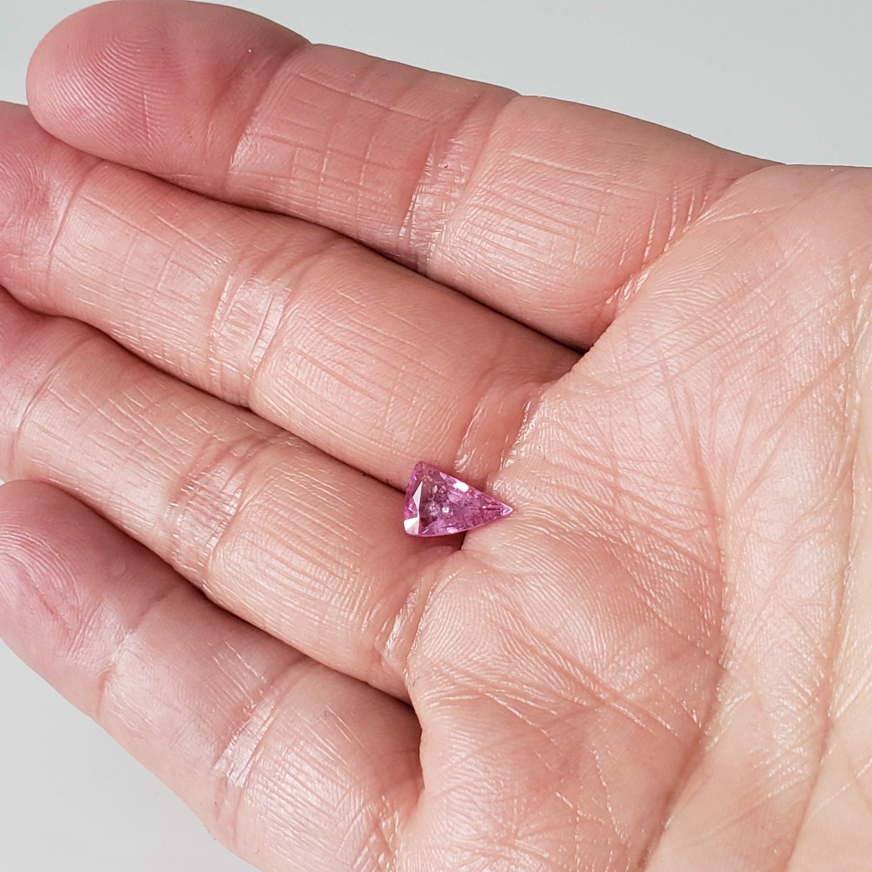  Sapphire | Trilliant Cut | Pink | 10x6.5mm 1.67ct 6