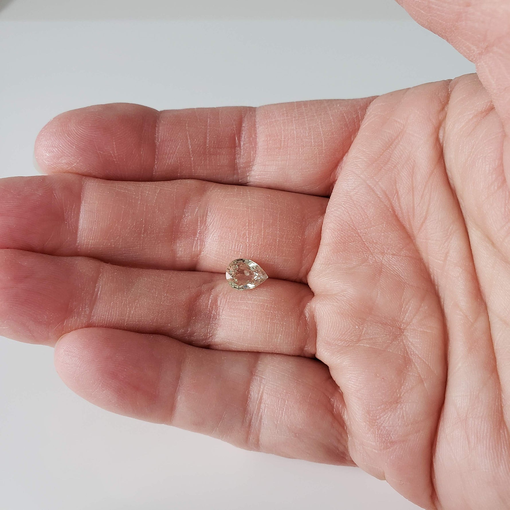  Sapphire | Unheated Mogok | Pear Shape Cut | Canary Yellow | 8.7x6.5mm 1.93ct | Myanmar 8