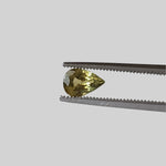  Sapphire | Unheated Mogok | Pear Shape Cut | Lime Green | 6.6x4.5mm 0.78ct | Myanmar 1