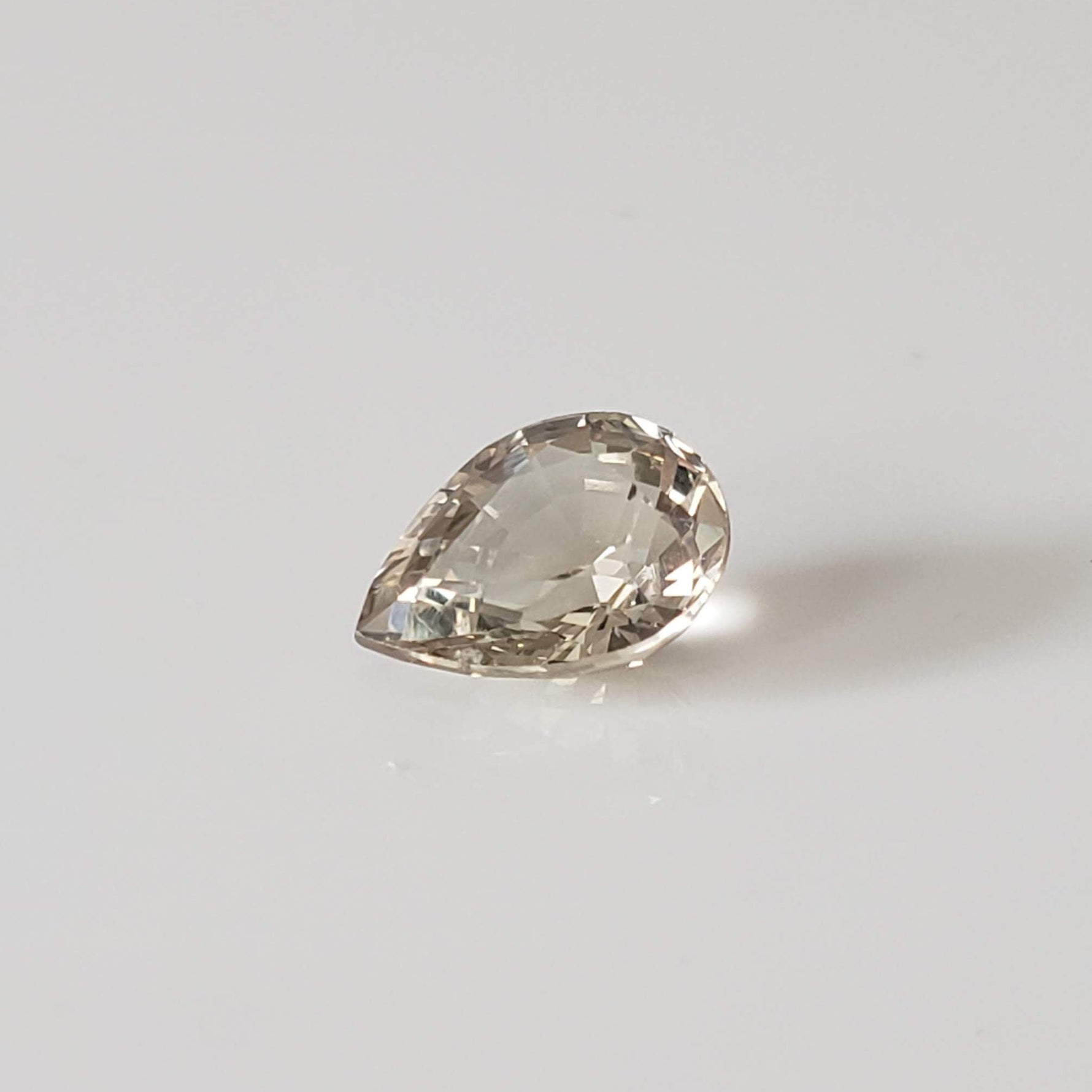 Sapphire | Unheated Mogok | Pear Shape Cut | Yellow | 8.7x6.5mm 1.93ct | Myanmar 3