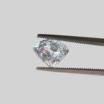  Sapphire | Unheated Sapphire | Fan Shape Cut | Light Green | 9.2x7.2mm 2.32ct 1