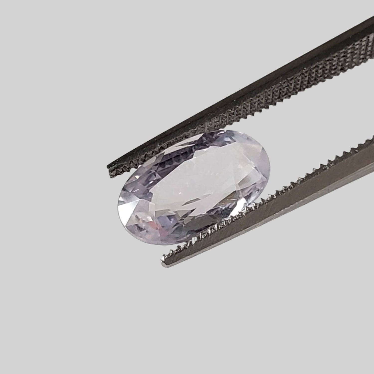  Sapphire | Unheated Sapphire | Oval Cut | Pale Purple White | 10.1x6.2mm 2.23ct 1