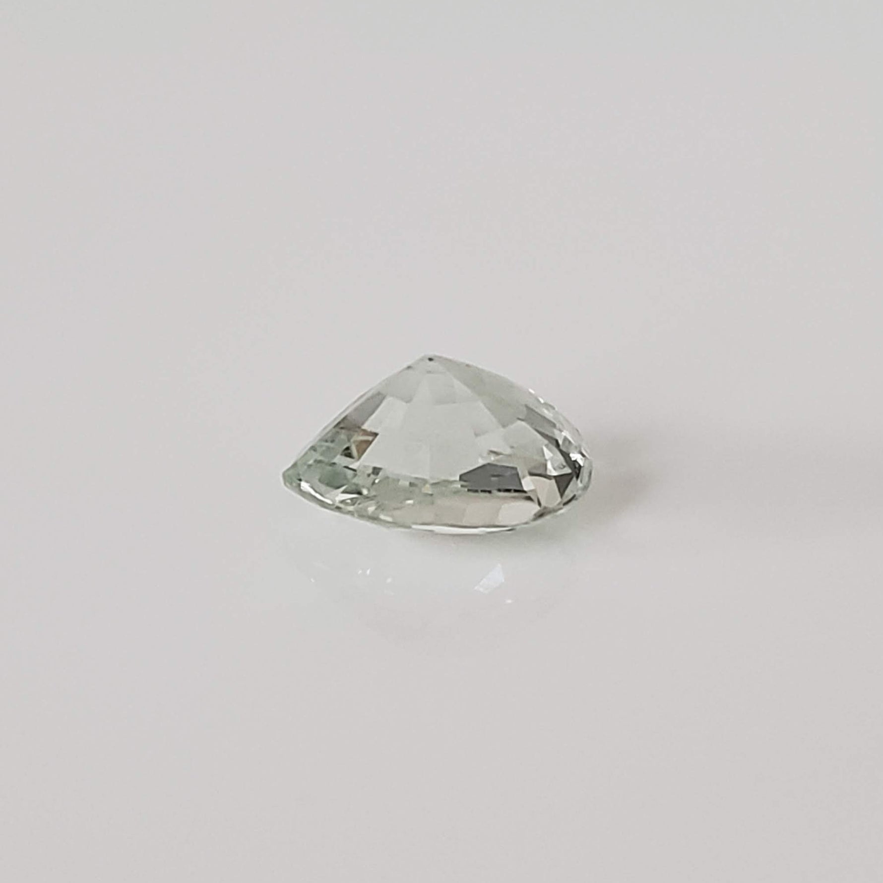  Sapphire | Unheated Sapphire | Pear Shape Cut | Light Yellow | 8.9x6.8mm 2.31ct 6