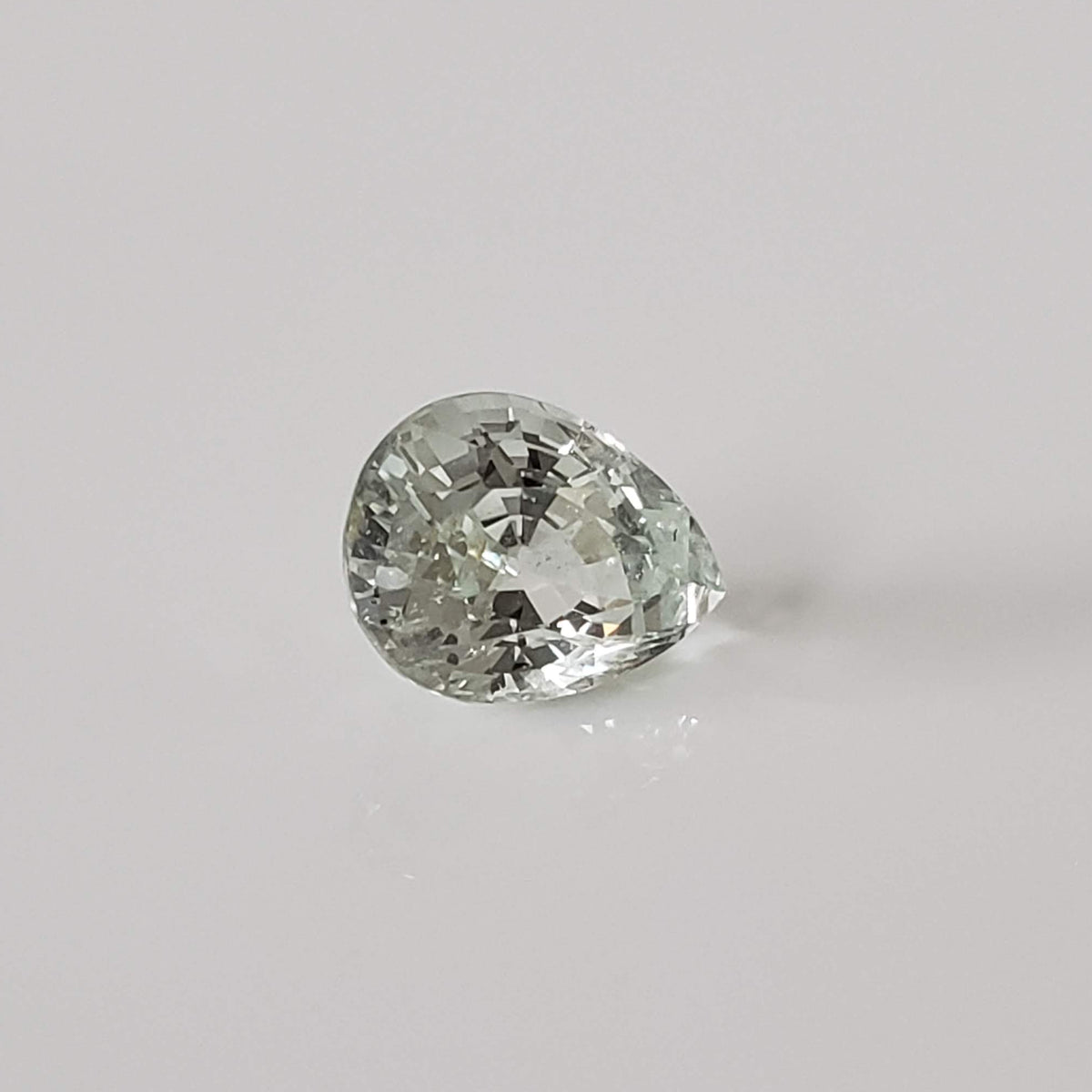  Sapphire | Unheated Sapphire | Pear Shape Cut | Light Yellow | 8.9x6.8mm 2.31ct 3