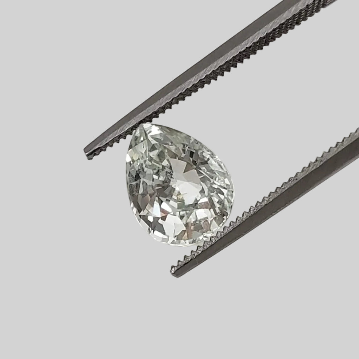  Sapphire | Unheated Sapphire | Pear Shape Cut | Light Yellow | 8.9x6.8mm 2.31ct 1