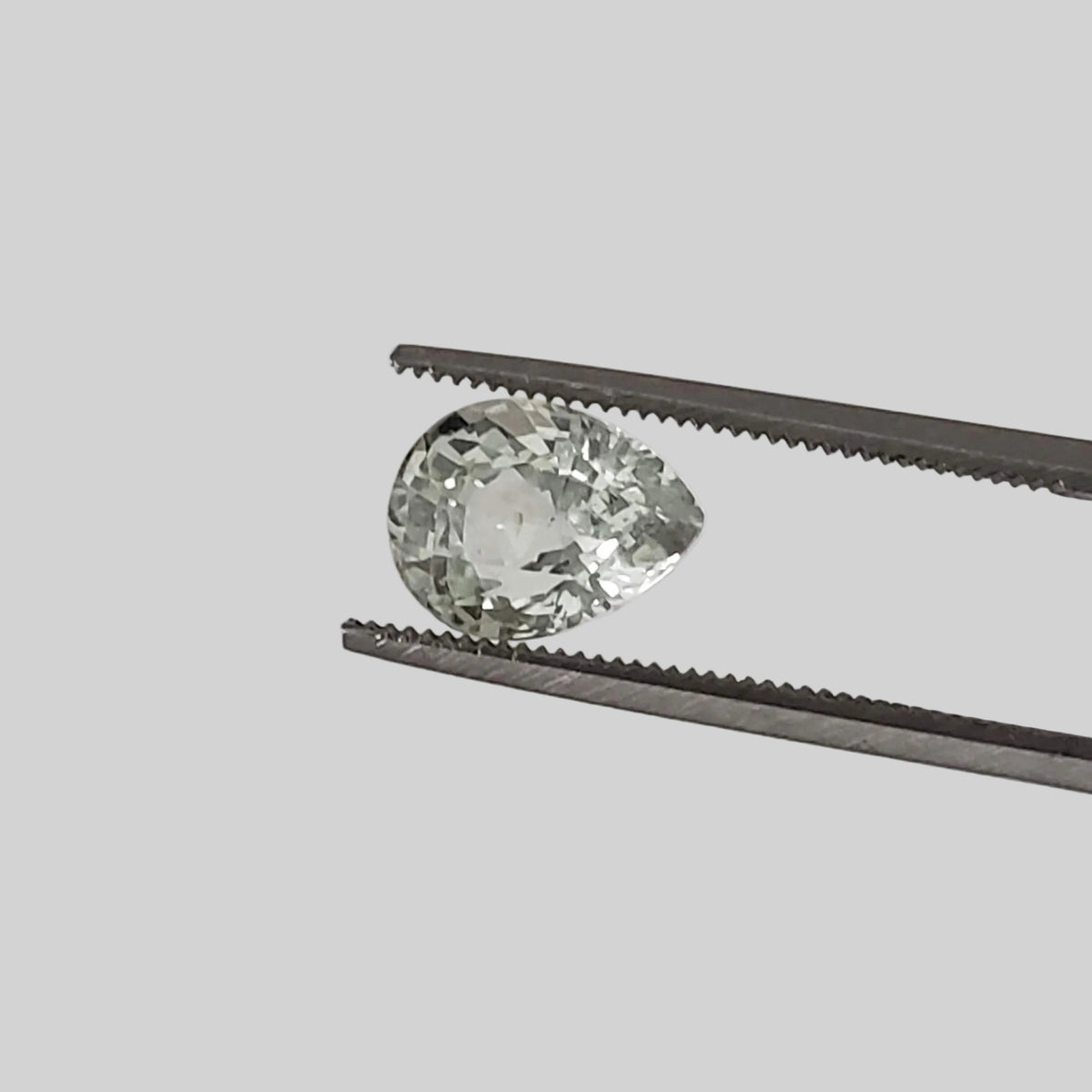  Sapphire | Unheated Sapphire | Pear Shape Cut | Light Yellow | 8.9x6.8mm 2.31ct 
