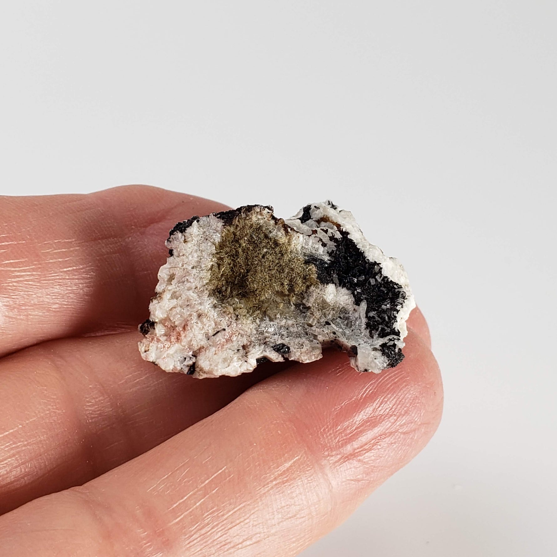  Serandite and Aegirine Crystal Cluster  | 10.9 gr Specimen | Poudrette Quarry, Mont Saint-Hilaire, Canada 7