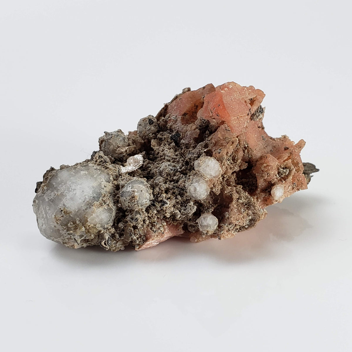  Serandite and Analcime Crystal Cluster  | 33.71 gr Specimen | Poudrette Quarry, Mont Saint-Hilaire, Canada 