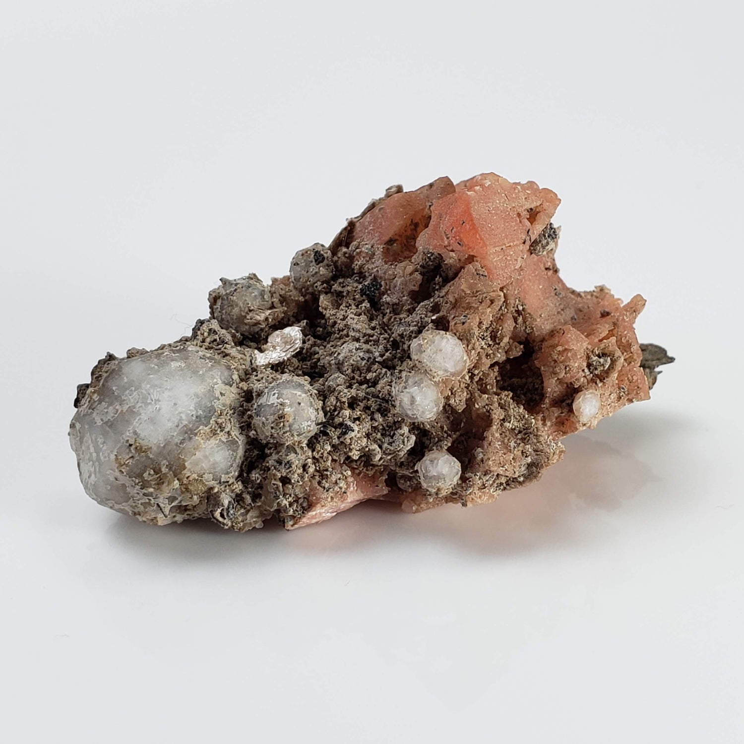  Serandite and Analcime Crystal Cluster  | 33.71 gr Specimen | Poudrette Quarry, Mont Saint-Hilaire, Canada 