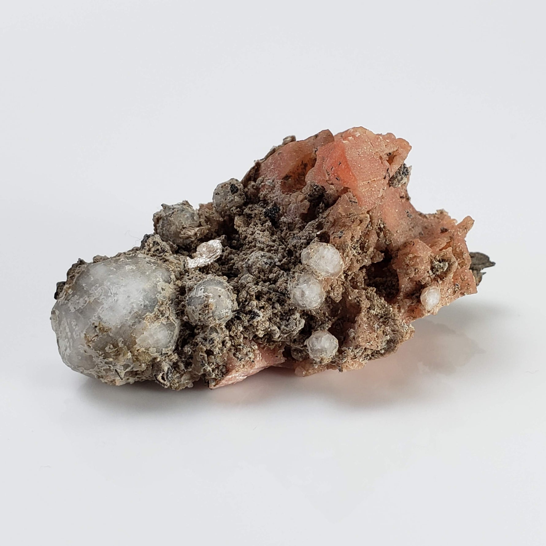 Serandite and Analcime Crystal Cluster  | 33.71 gr Specimen | Poudrette Quarry, Mont Saint-Hilaire, Canada 