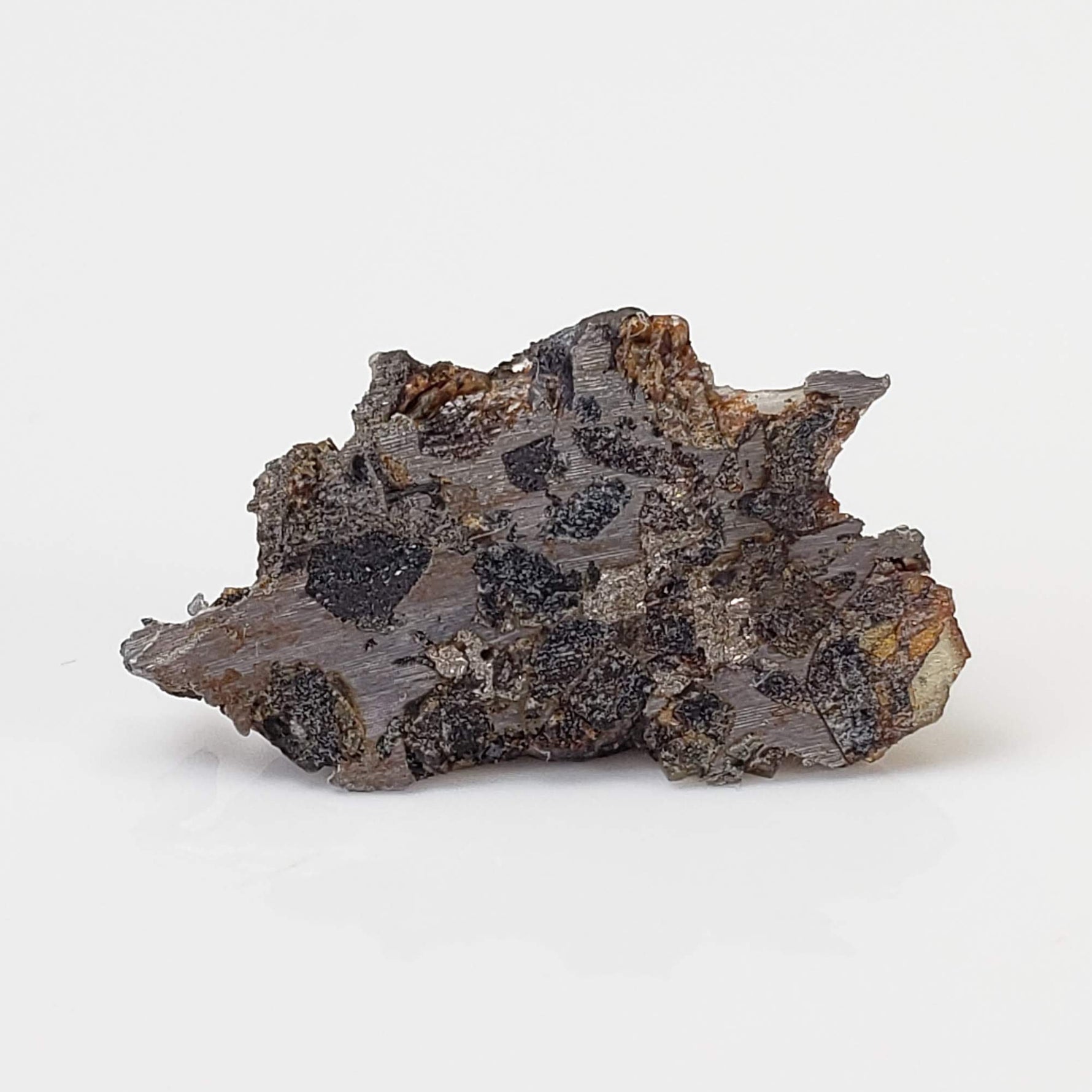  Seymchan Meteorite | 1.75 gr | Part Slice | Olivine Crystals | Pallasite PMG | Russia 2