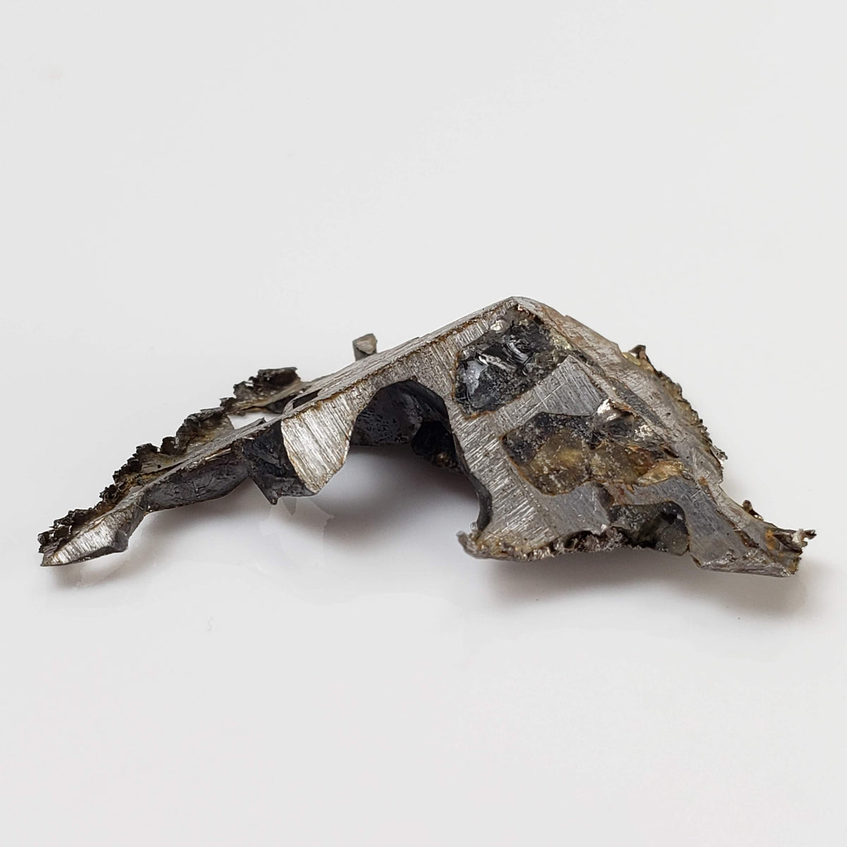  Seymchan Meteorite | 3.87 gr | Part Slice | Olivine Crystals | Pallasite PMG | Russia 2