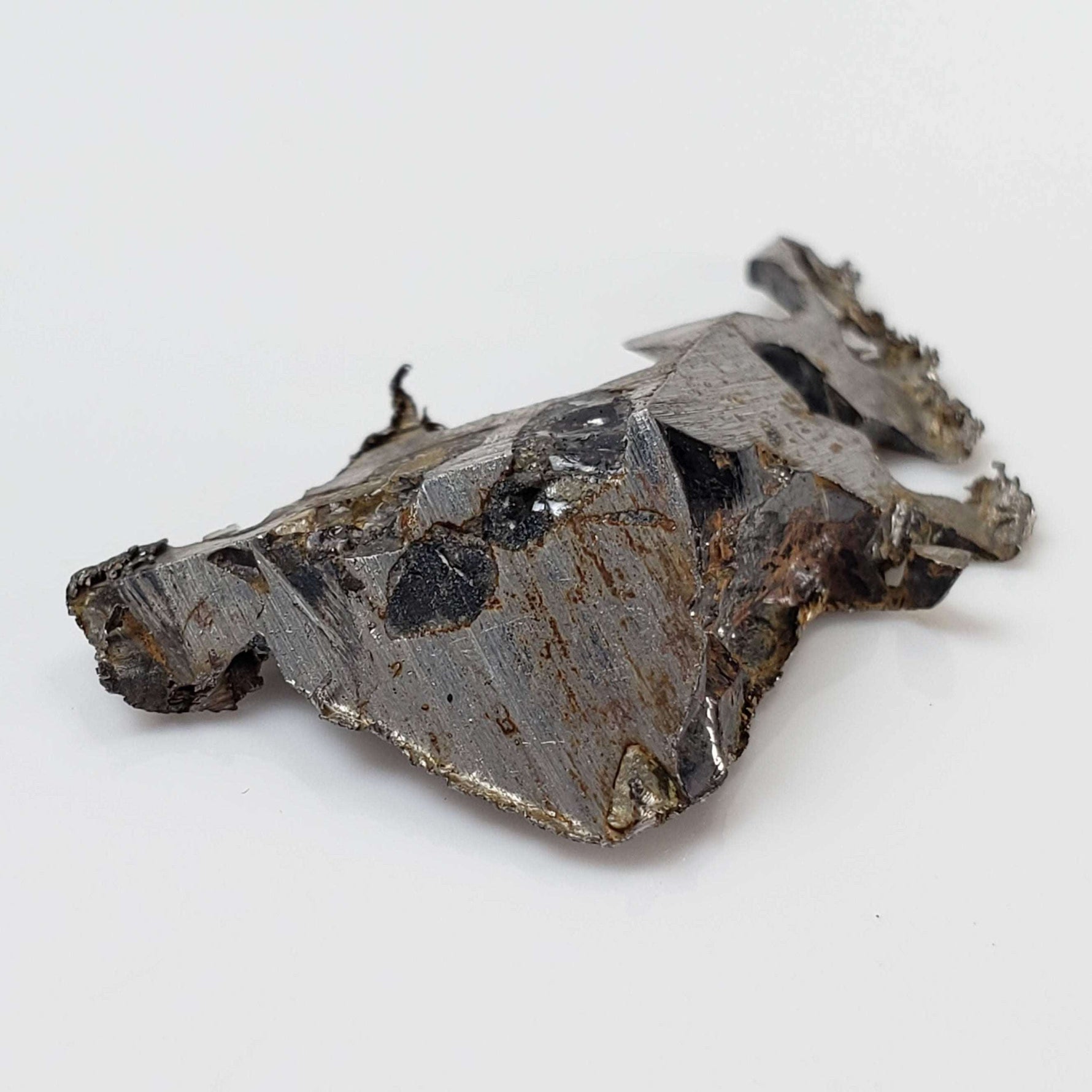  Seymchan Meteorite | 3.87 gr | Part Slice | Olivine Crystals | Pallasite PMG | Russia 8