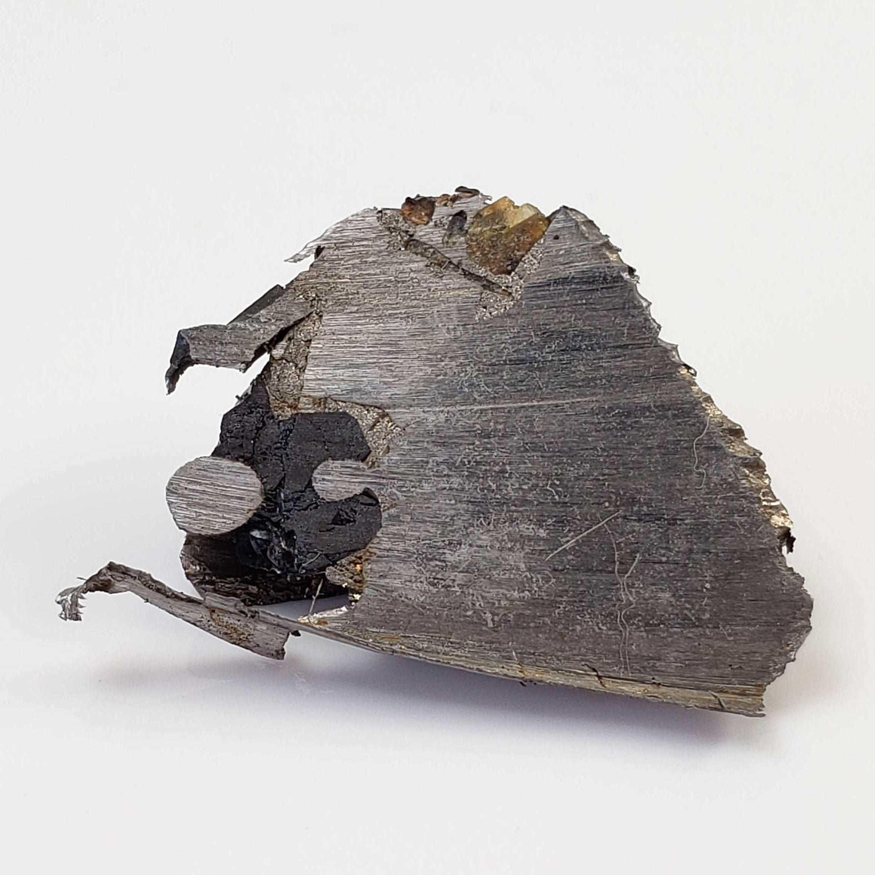  Seymchan Meteorite | 4.72 gr | Part Slice | Olivine Crystals | Pallasite PMG | Russia 3