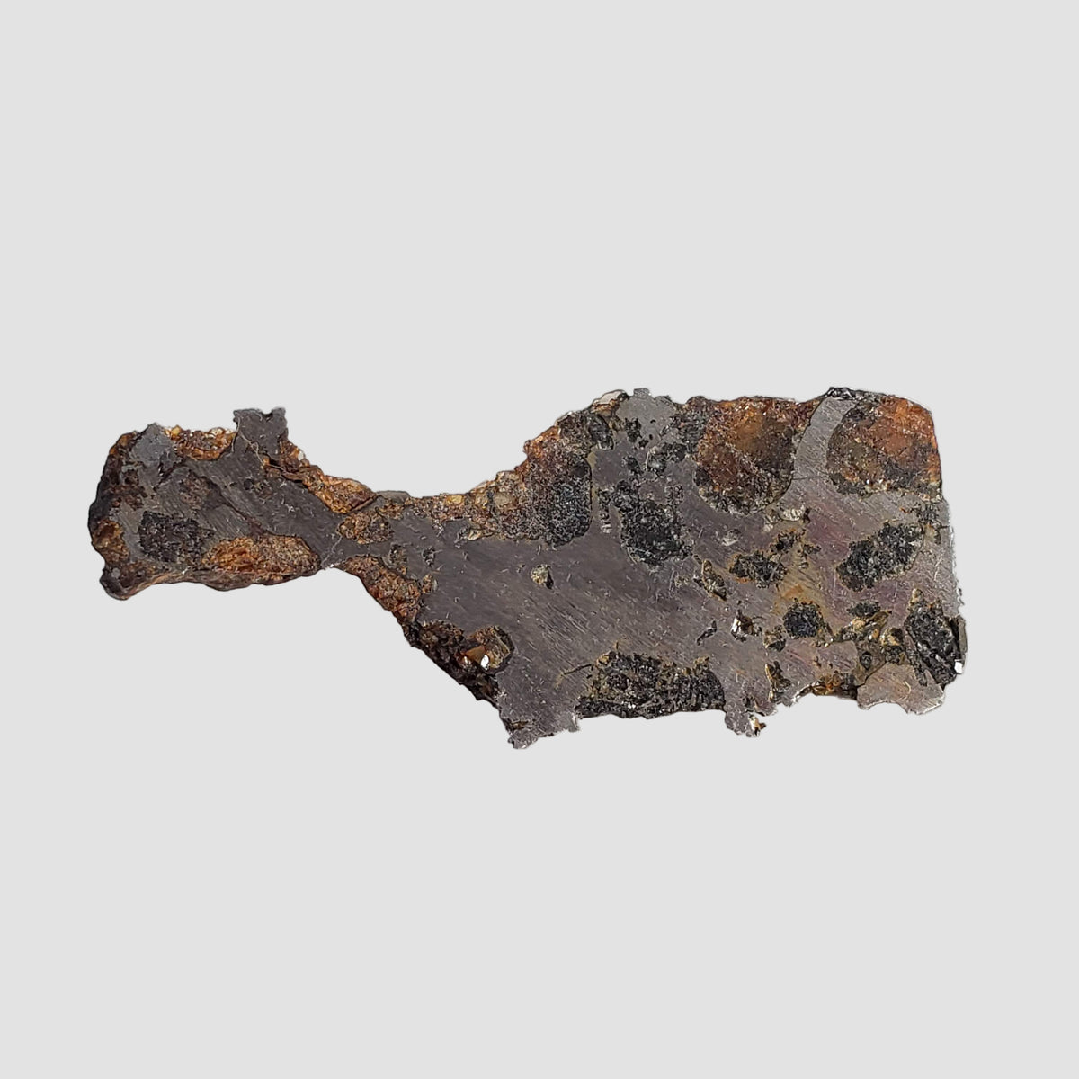  Seymchan Meteorite | 7.32 gr | Part Slice | Olivine Crystals | Pallasite PMG | Russia 3