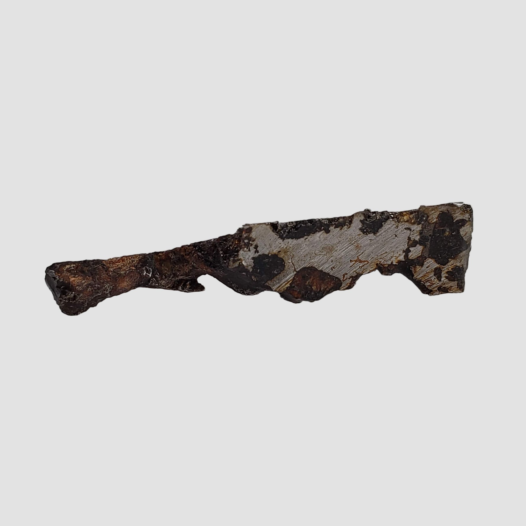  Seymchan Meteorite | 7.32 gr | Part Slice | Olivine Crystals | Pallasite PMG | Russia 4