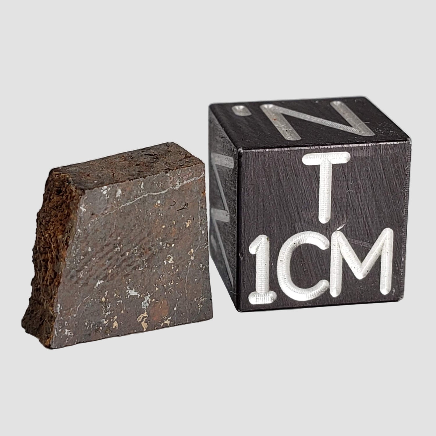  Shişr 010 Meteorite | 1.17 Grams | Part Slice | L5 Chondrite | Rare | Shişr Desert, Oman 