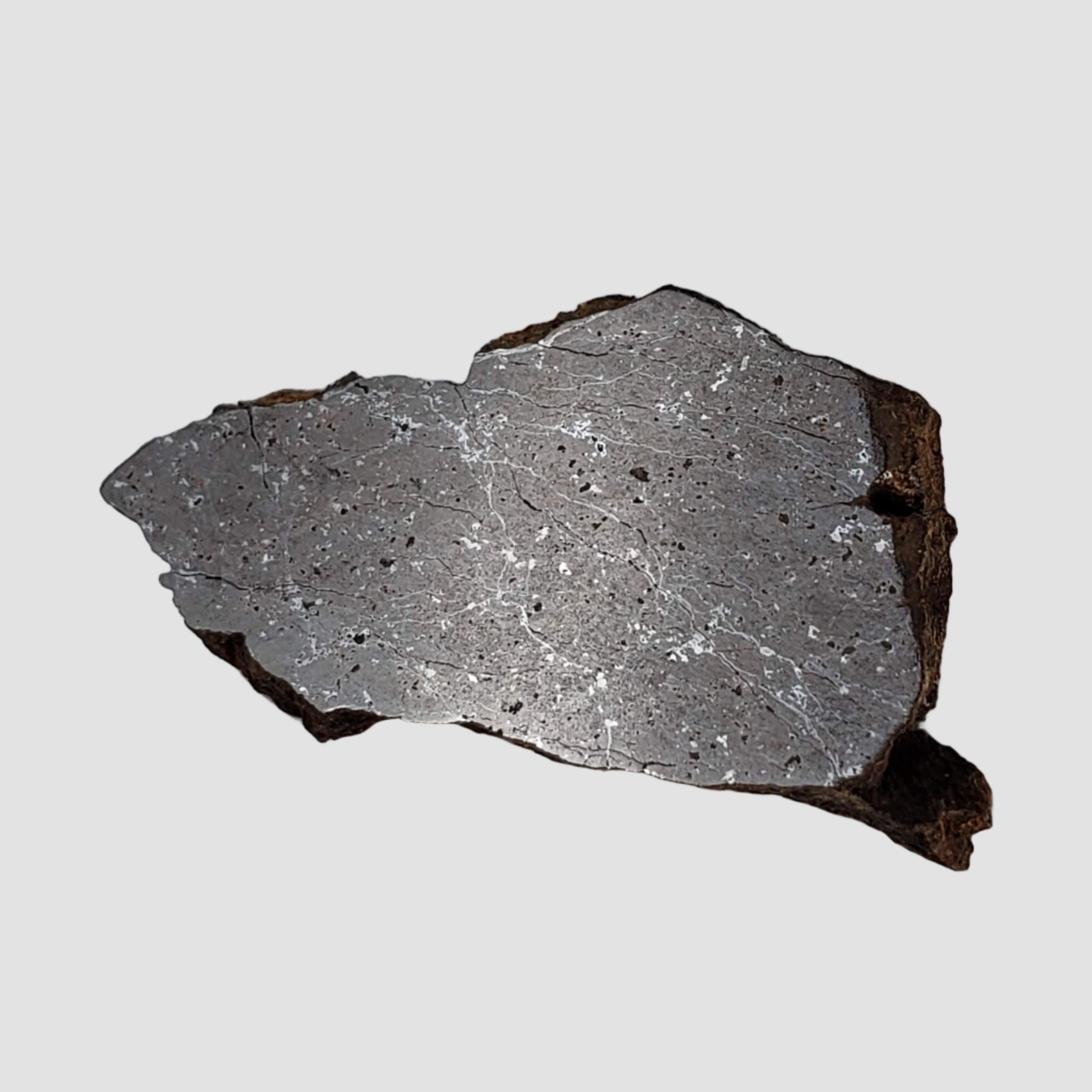  Shişr 010 Meteorite | 3.8 Grams | Part Slice | L5 Chondrite | Rare | Shişr Desert, Oman 3