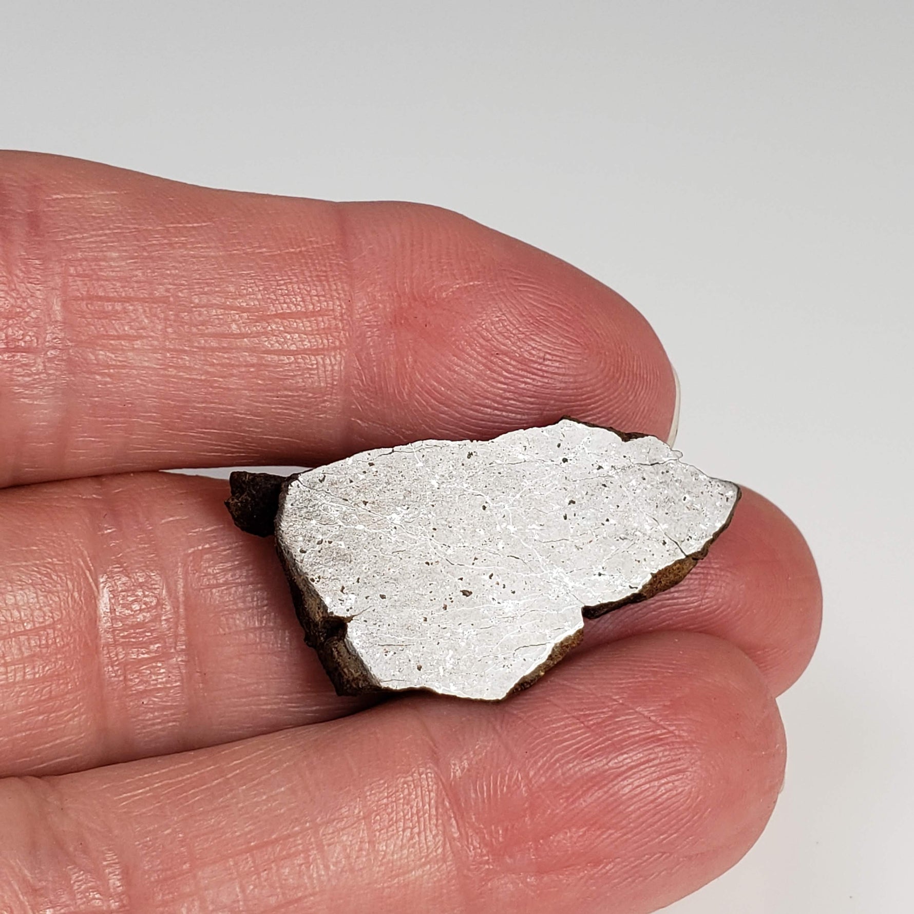  Shişr 010 Meteorite | 3.8 Grams | Part Slice | L5 Chondrite | Rare | Shişr Desert, Oman 4