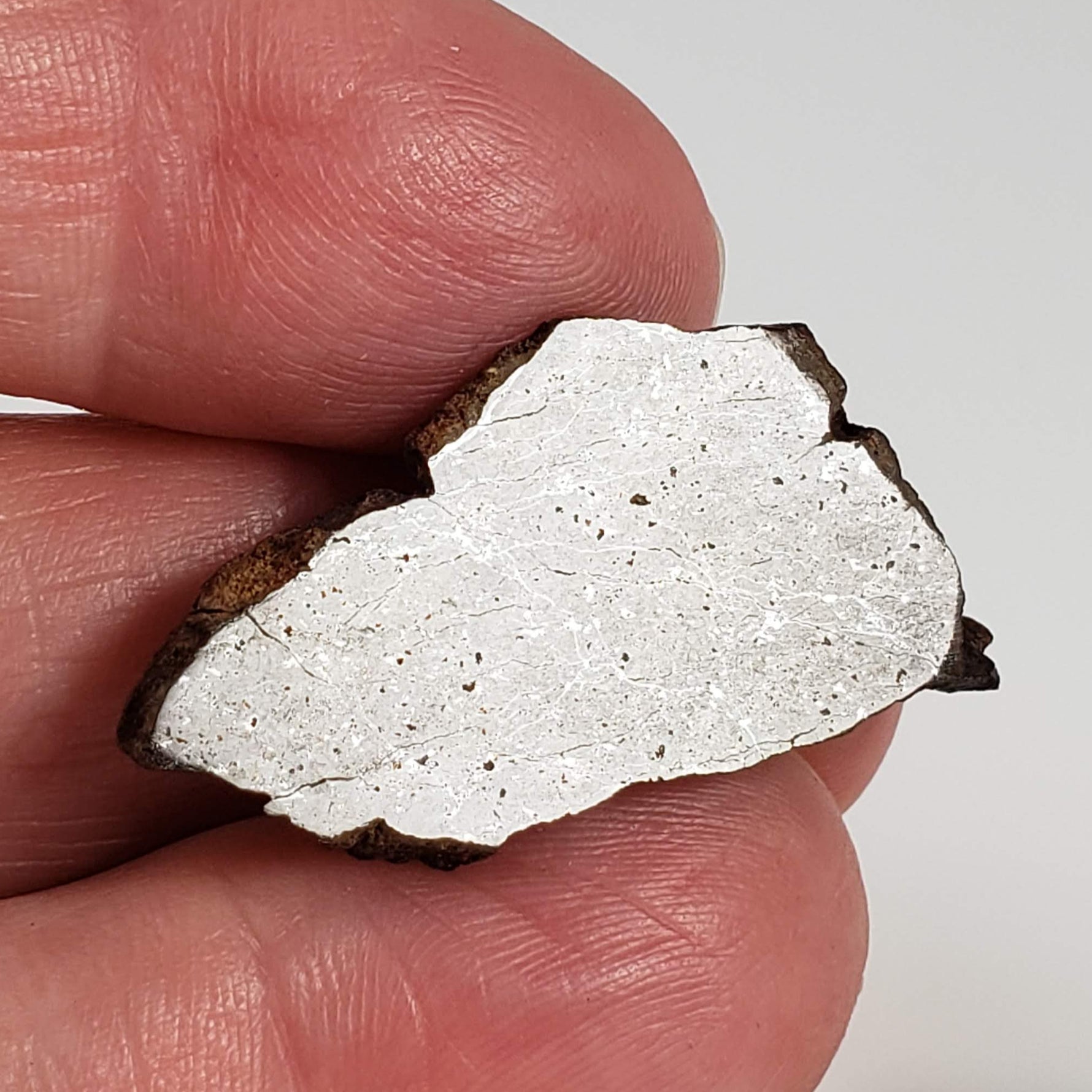 Shişr 010 Meteorite | 3.8 Grams | Part Slice | L5 Chondrite | Rare | Shişr Desert, Oman 5