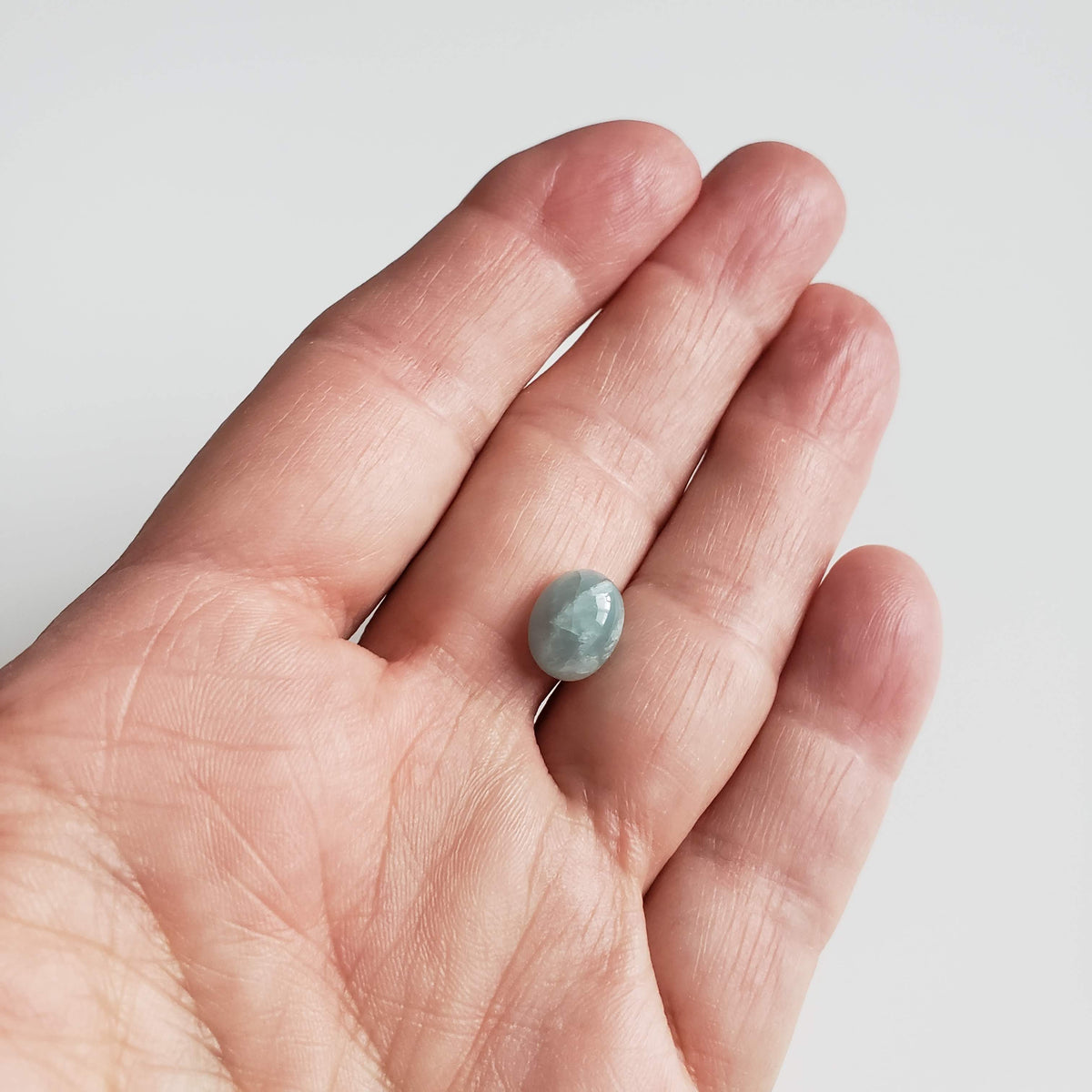  Silky Aquamarine | Oval Cut | Blue | 10.8x8.6mm 3.6ct 6