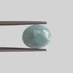  Silky Aquamarine | Oval Cut | Blue | 10.8x8.6mm 3.6ct 1