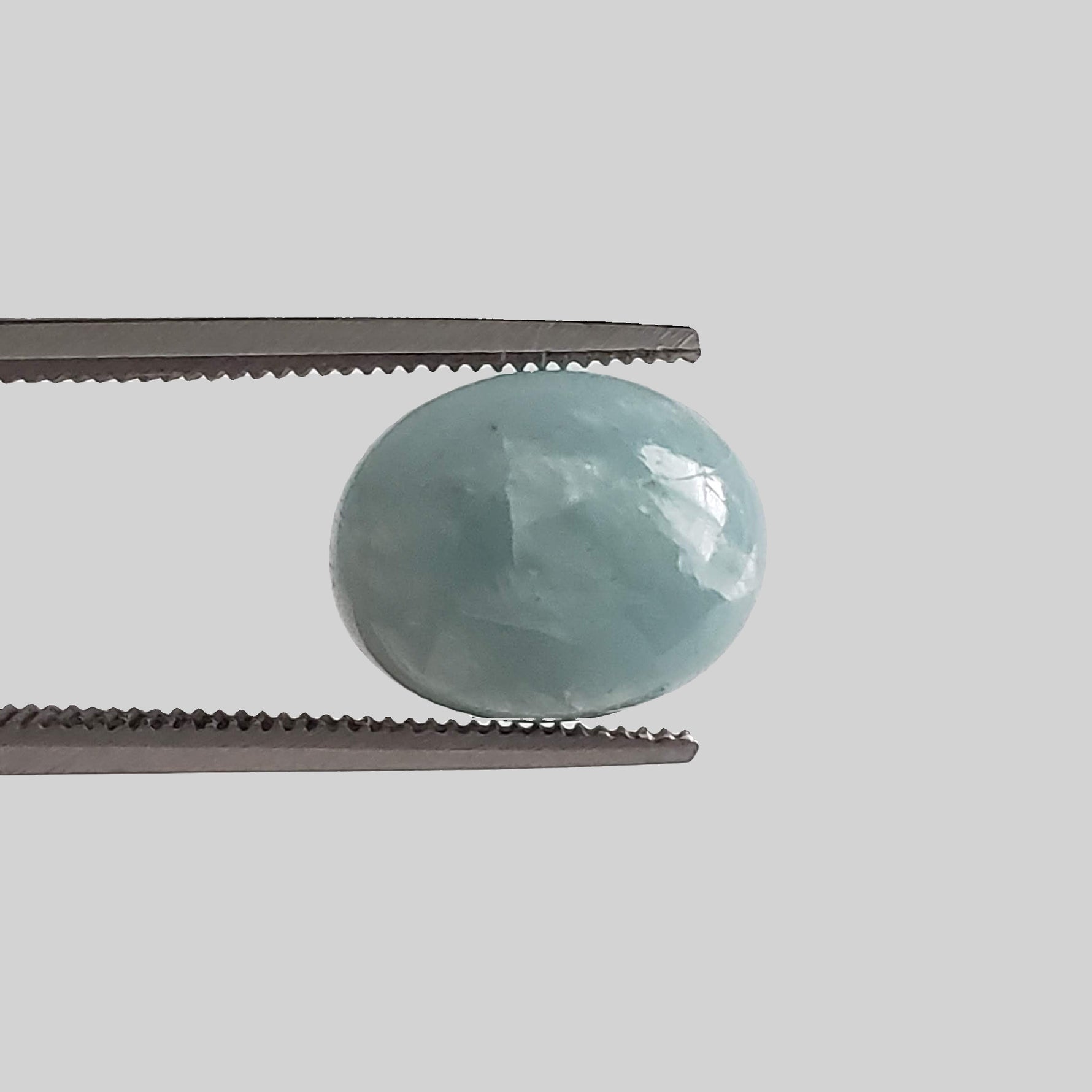  Silky Aquamarine | Oval Cut | Blue | 10.8x8.6mm 3.6ct 1