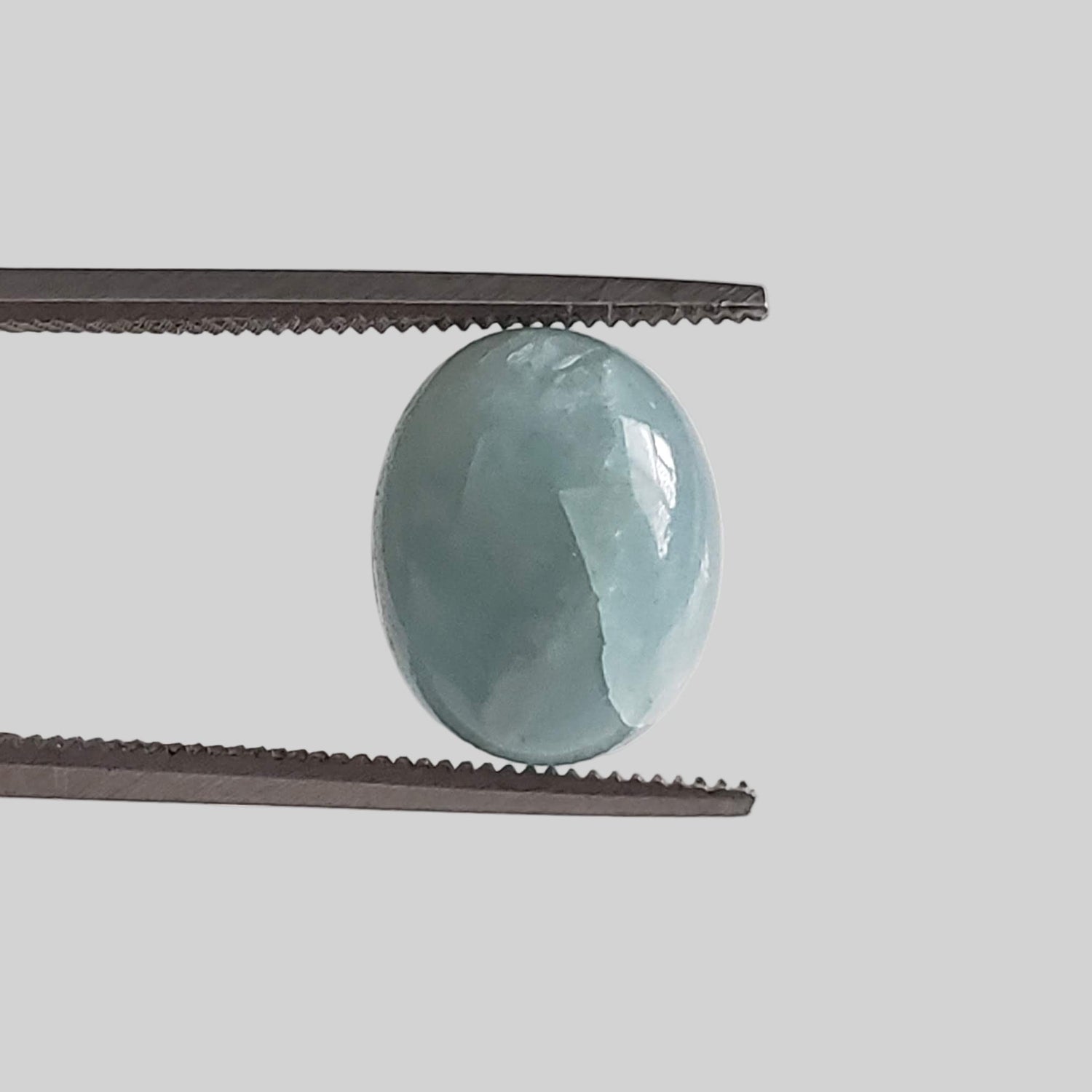  Silky Aquamarine | Oval Cut | Blue | 10.8x8.6mm 3.6ct 