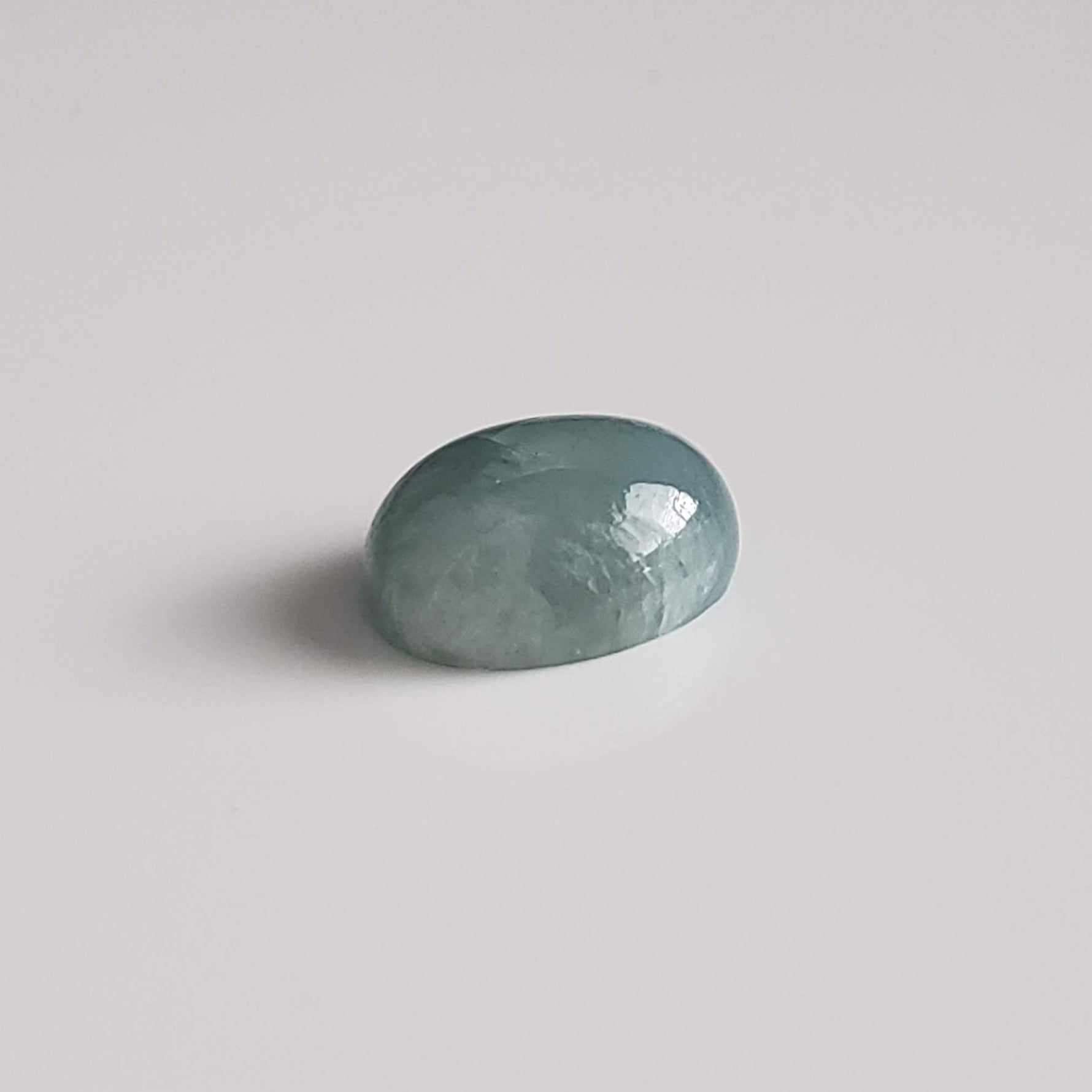  Silky Aquamarine | Oval Cut | Blue | 10.8x8.6mm 3.6ct 5