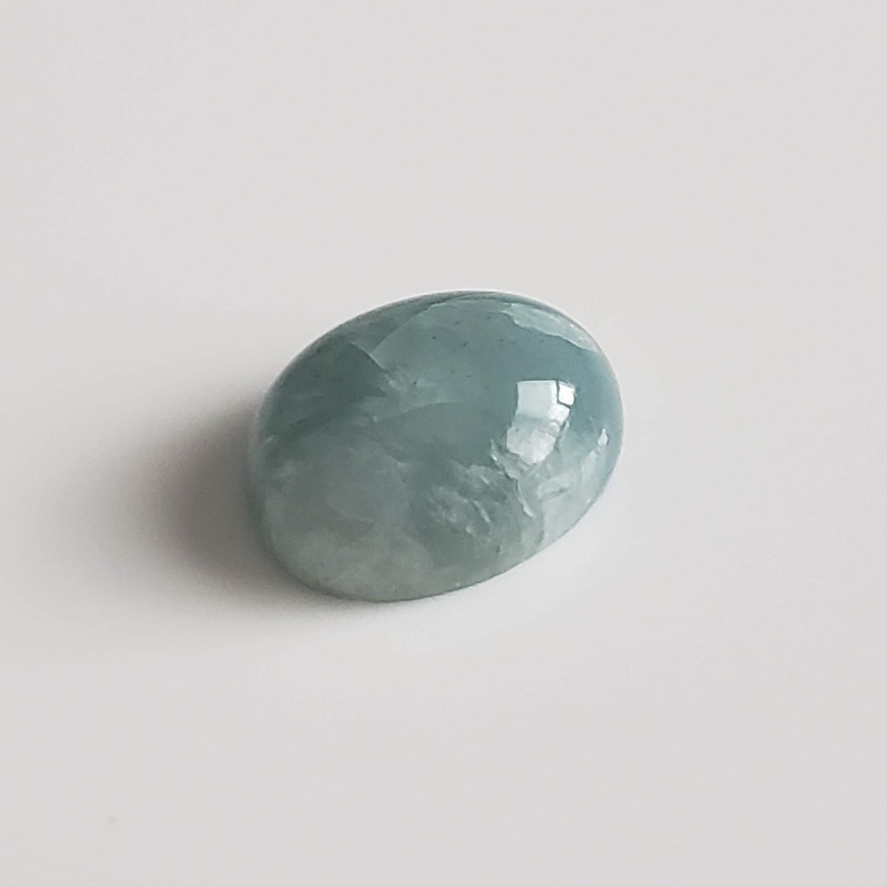  Silky Aquamarine | Oval Cut | Blue | 10.8x8.6mm 3.6ct 2