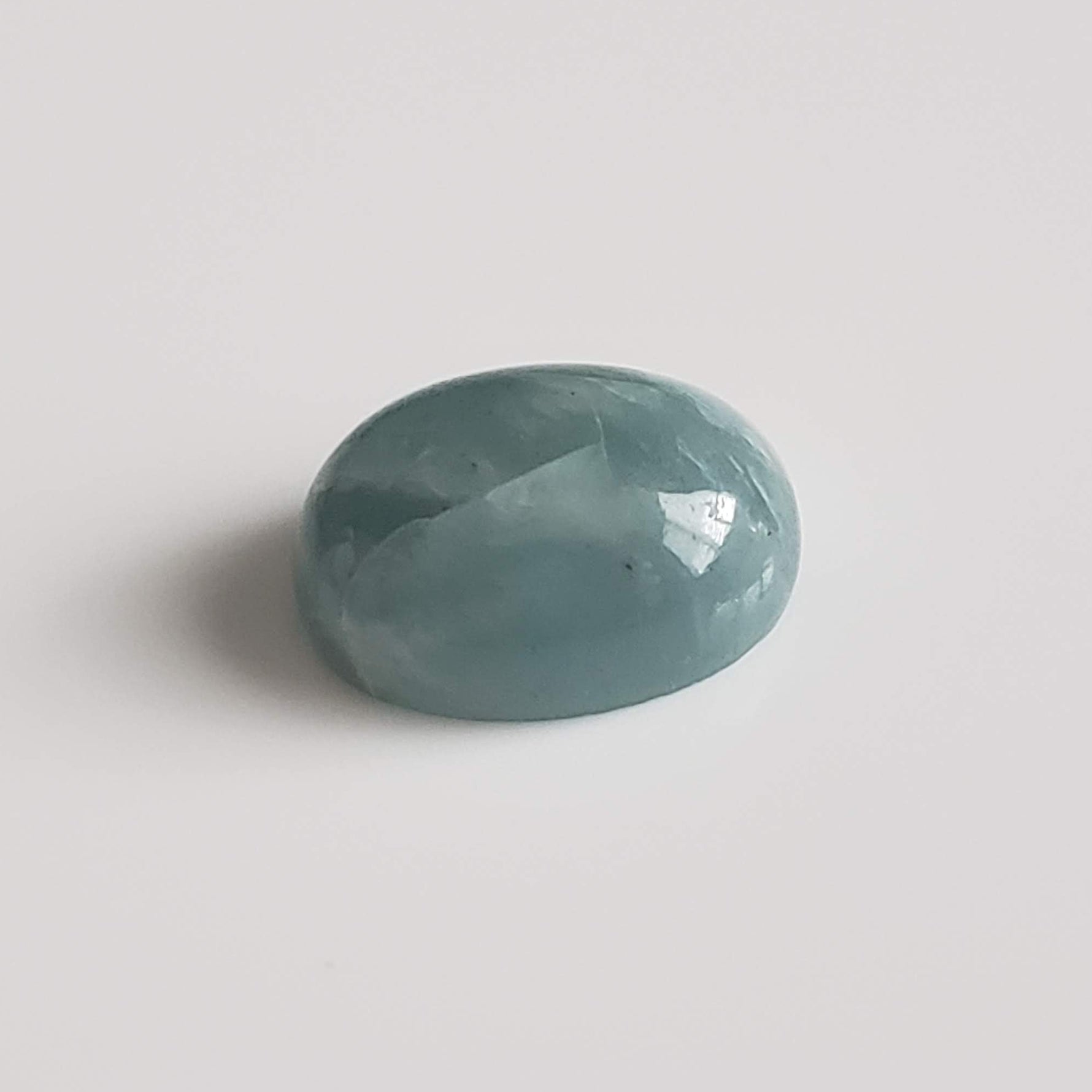  Silky Aquamarine | Oval Cut | Blue | 10.8x8.6mm 3.6ct 3