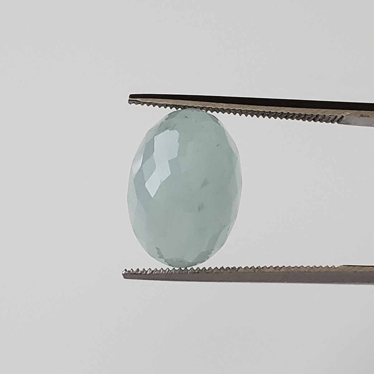  Silky Aquamarine | Oval Cut | Light Blue | 14X10mm 