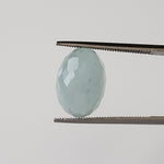  Silky Aquamarine | Oval Cut | Light Blue | 14X10mm 