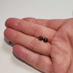  Sillimanite Cats Eye | 6 Piece Lot | Round Cabochon | Titanium | 5.7-6mm 5.2tcw 7