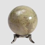 Silver Lace Agate Sphere | Green Gray Brown | 50 mm, 2 in | 198.95 grams 6