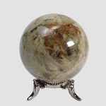 Silver Lace Agate Sphere | Green Gray Brown | 50 mm, 2 in | 198.95 grams 3