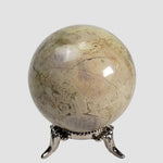 Silver Lace Agate Sphere | Green Gray Brown | 50 mm, 2 in | 198.95 grams 5