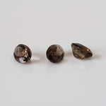  Smoky Quartz | 3 Piece Lot | Oval Cut | 6x4mm, 1.4 tcw 2
