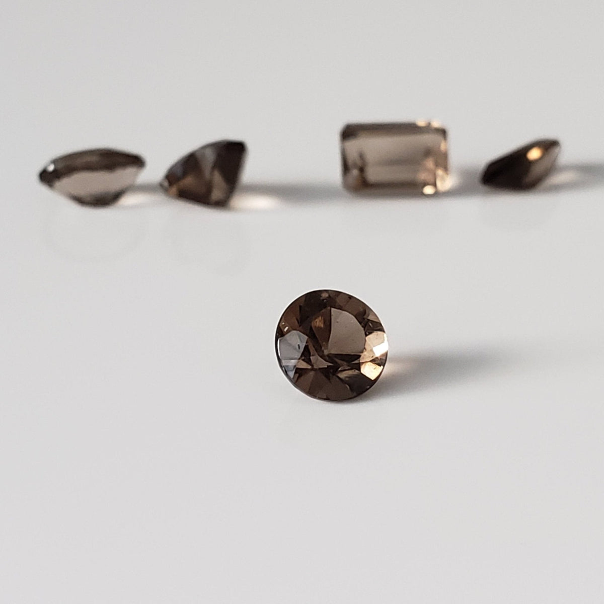  Smoky Quartz | 5 Piece Lot | Mixed Shapes and Sizes | 3.9tcw 4