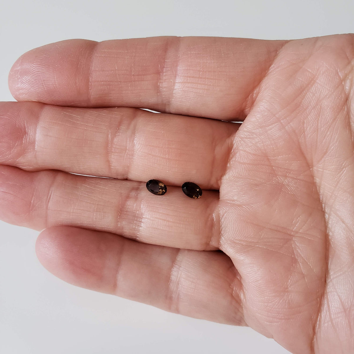  Smoky Quartz | 5 Piece Lot | Oval Cut | 6x4mm, 2.0tcw 5