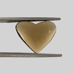  Smoky Quartz | Heart Shape Cabochon | 15x12mm 5.1ct 1