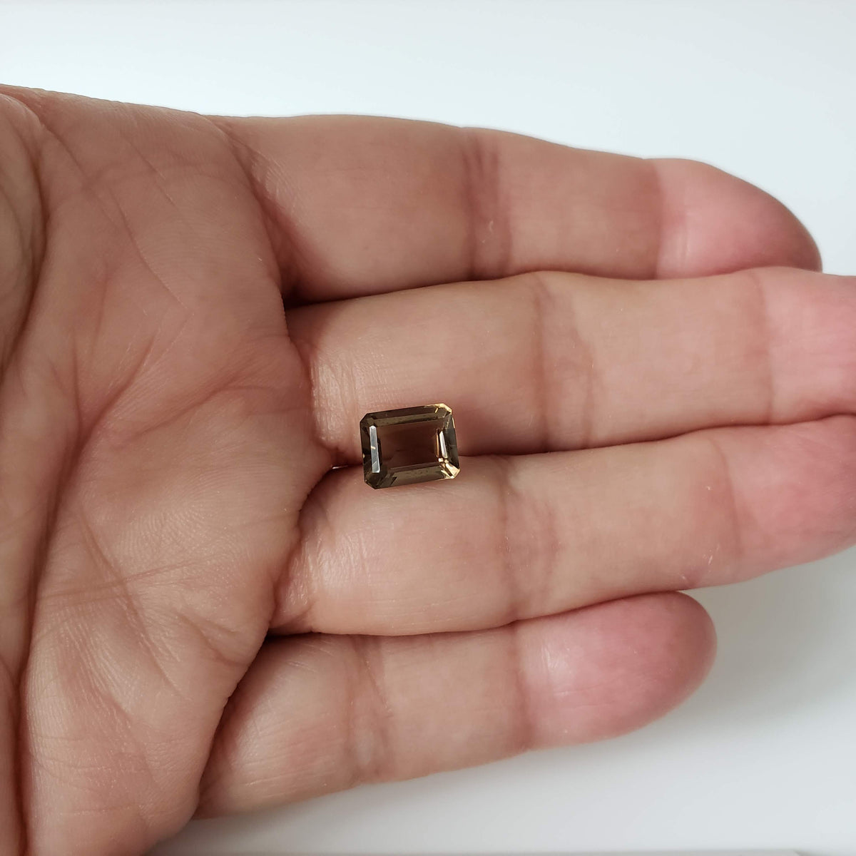  Smoky Quartz | Octagon Cut | 9.7x7.8mm 3.5ct 7